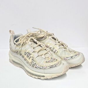 Nike Cream Sneakers with Cushioned Sole and Breathable‎ Material